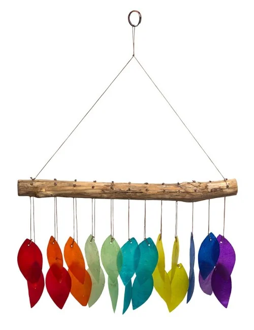 Muschelmobile "Wave" regenbogen 25x33cm