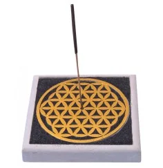 Räucherstäbchenhalter "Blume des Lebens" 10x10cm