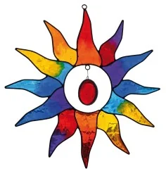 Suncatcher Sonne bunt 25cm