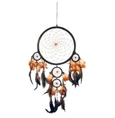 Traumfänger Mobile mit 5TF Leder 60cm