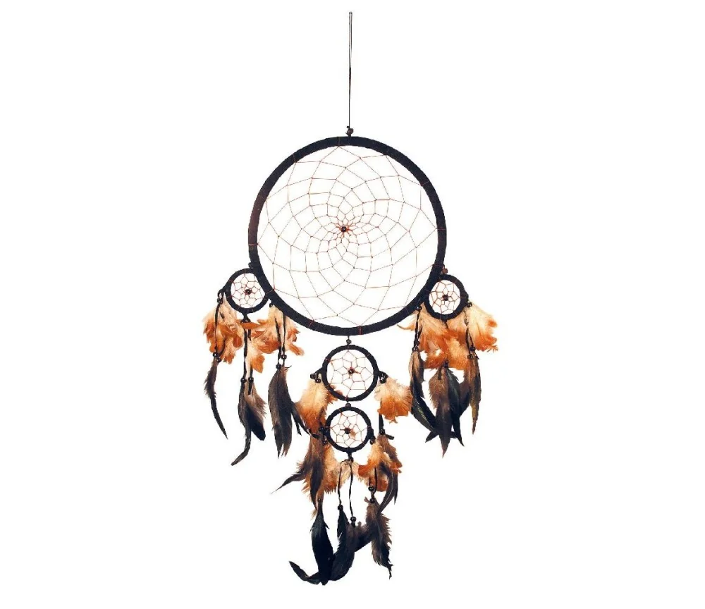 Traumfänger Mobile mit 5TF Leder 60cm