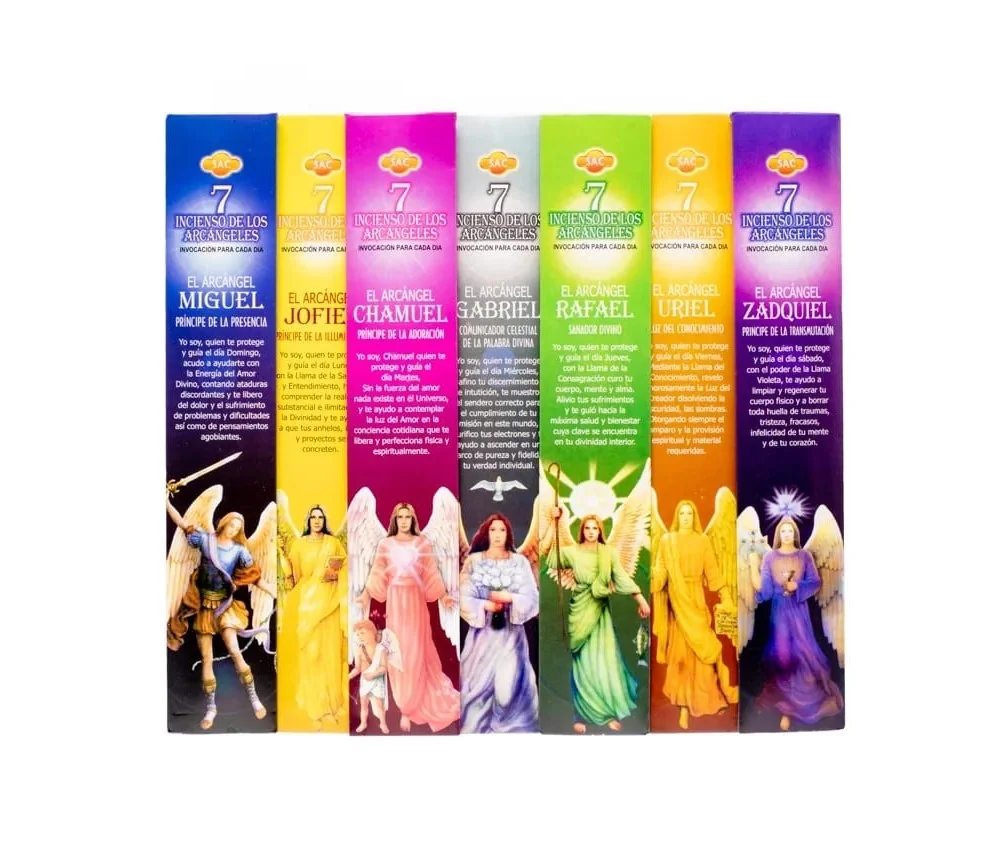 Räucherstäbchen - Set aus allen 7 Erzengeln - je 1 Pack