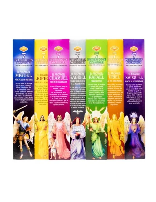 Räucherstäbchen - Set aus allen 7 Erzengeln - je 1 Pack