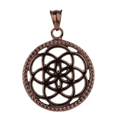 Anhänger - Traumfänger Saat des Lebens, mocca