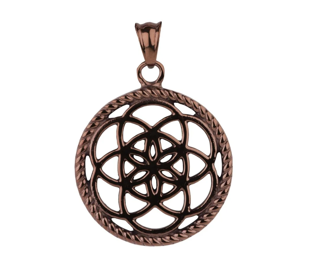 Anhänger - Traumfänger Saat des Lebens, mocca