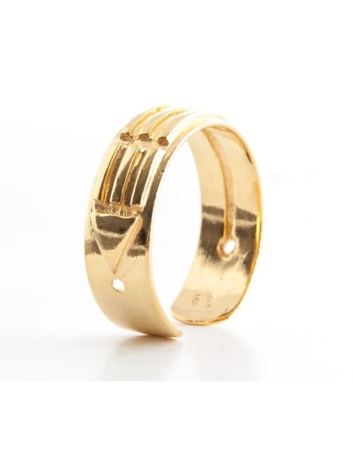 Ring - Atlantisring Damen vergoldet