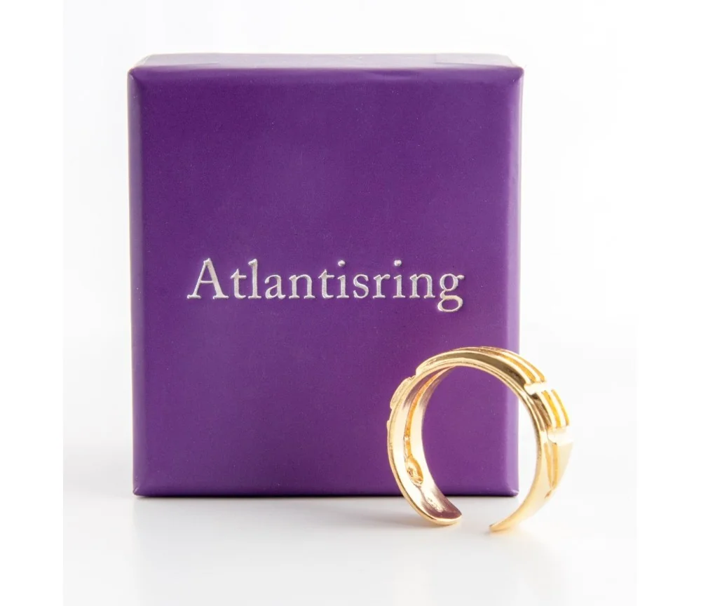 Ring - Atlantisring Damen vergoldet