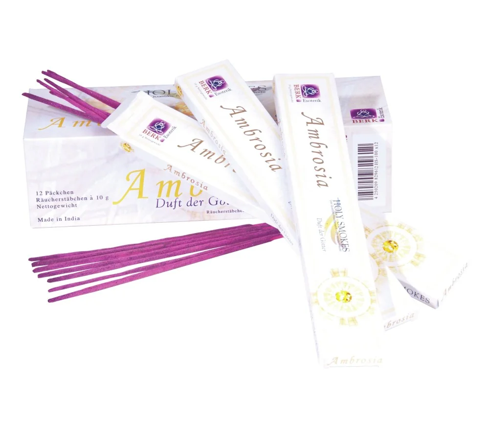 Holy Smokes - Räucherstäbchen - Ambrosia - 12 Stück -ca. 10gr