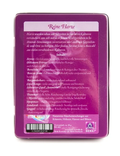 Räuchersortiment - Reine Harze - 12 Döschen