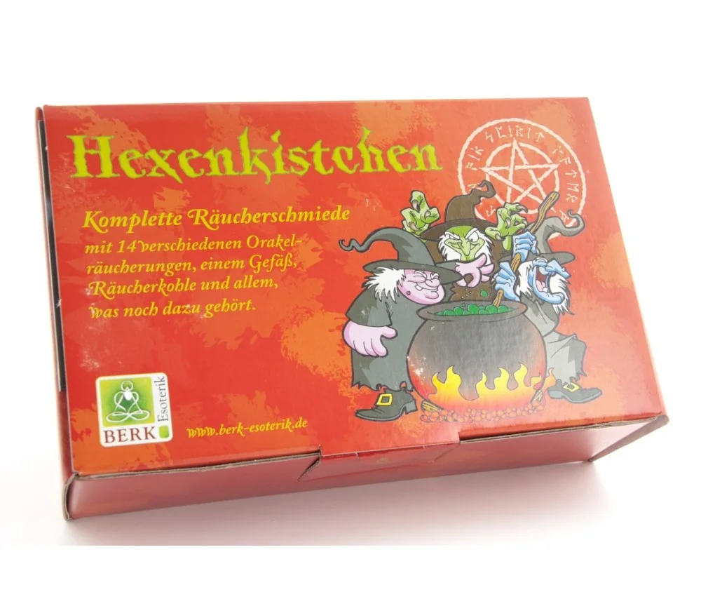 Räucher Set - Hexenkistchen - komplette Räucherschmiede