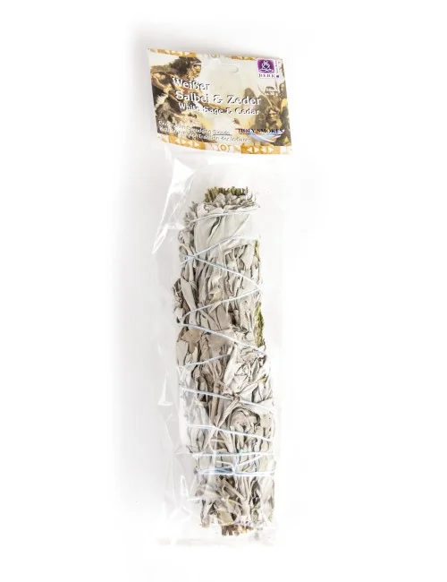 Smudge Bündel - Räucherware - Weißer Salbei & Zeder- Bündel groß