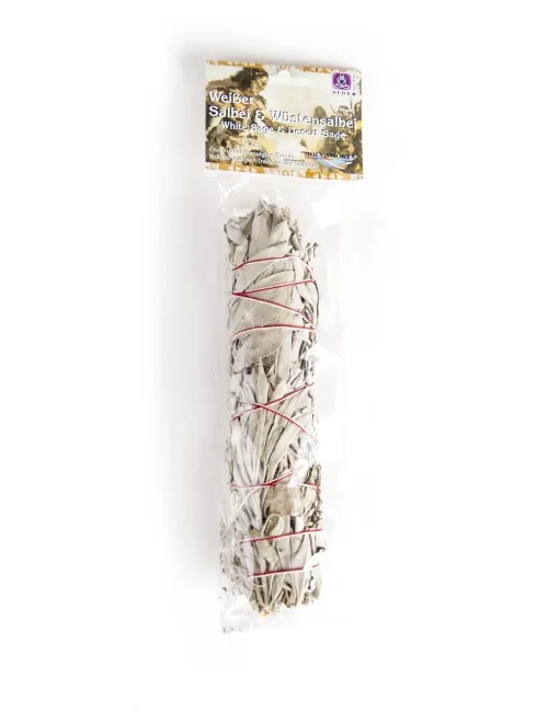 Smudge Bündel - Räucherware - Weißer Salbei & Wüstensalbei- Bündel groß
