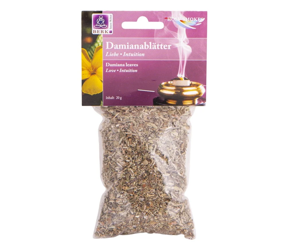 Holy Smokes - Räucherwerk in Tüten - Damianablätter