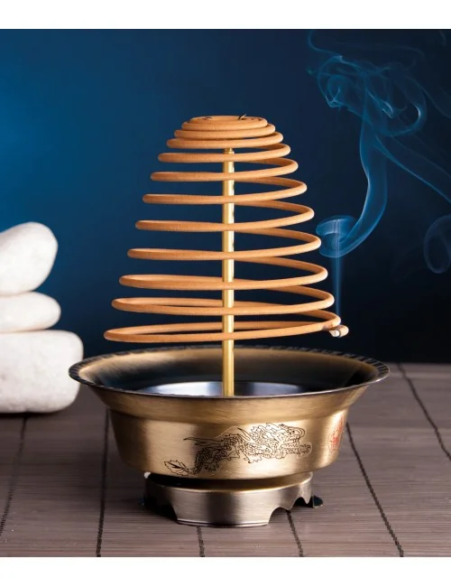 Räucherspiralen Halter - für kleine Räucherspiralen aus Eisen