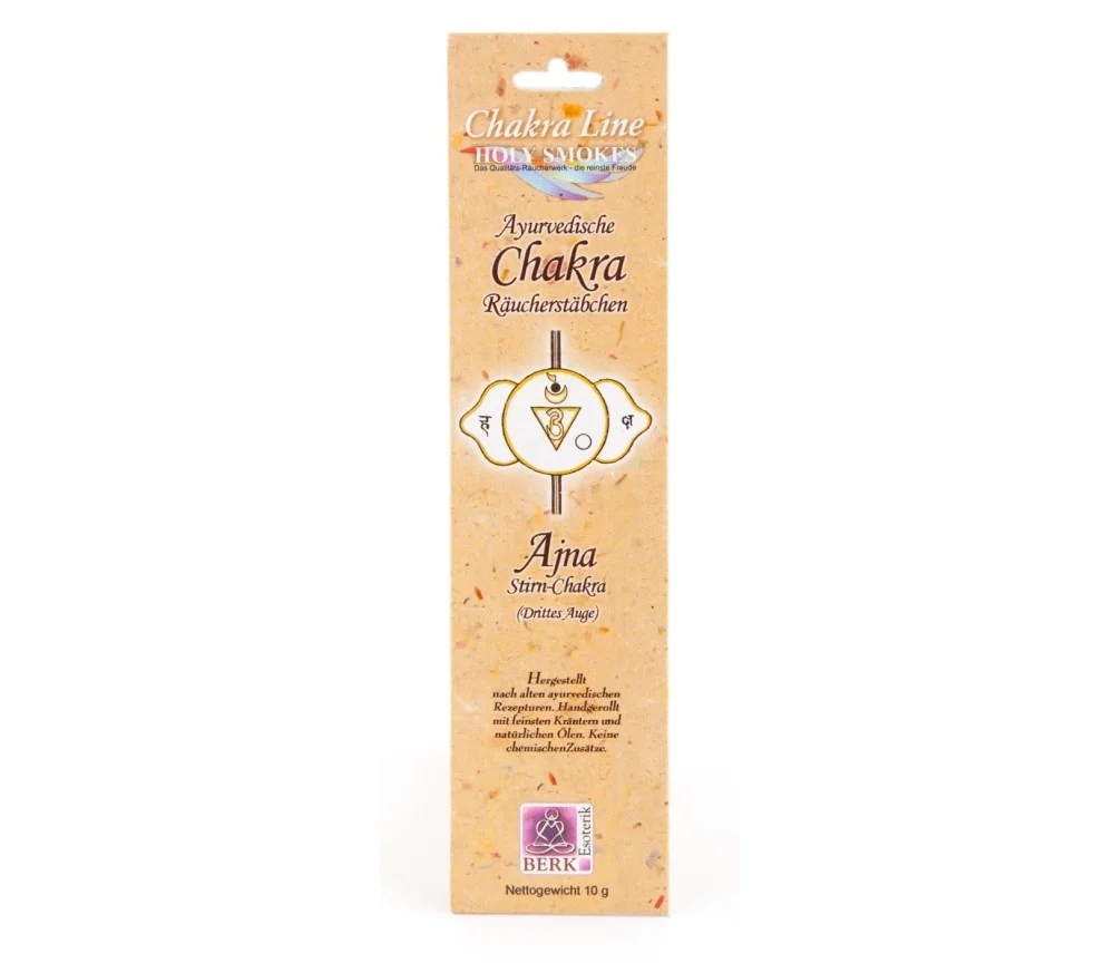 Holy Smokes - Räucherstäbchen Chakra - Drittes Auge / Stirn-Chakra (Ajna)
