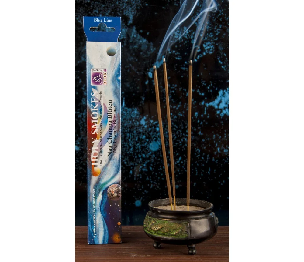 Holy Smokes - Räucherstäbchen - Blue Line - Nag Champa Blüten