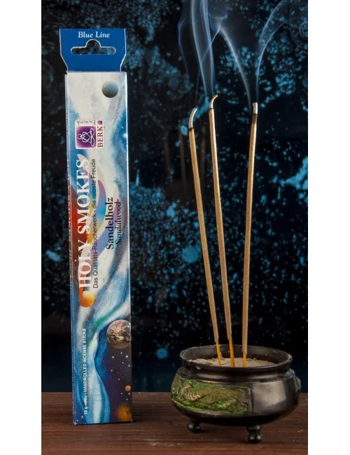 Holy Smokes - Räucherstäbchen - Blue Line - Sandelholz