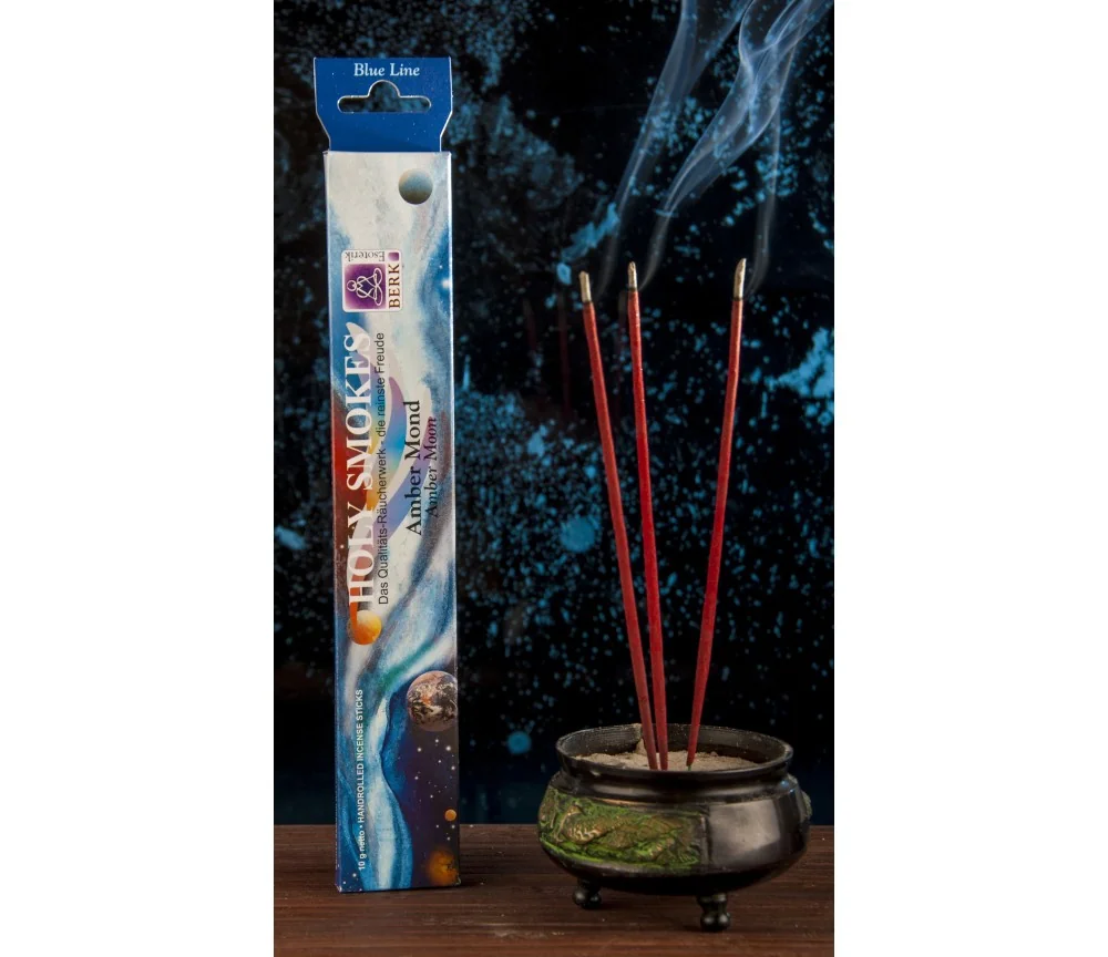 Holy Smokes - Räucherstäbchen - Blue Line - Amber Mond