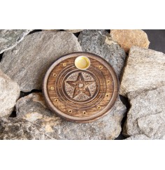 Räucherstäbchenhalter & Räucherkegel Halter - Pentagramm