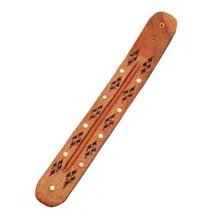 Räucherstäbchenhalter - ausgeschnitztes Motiv