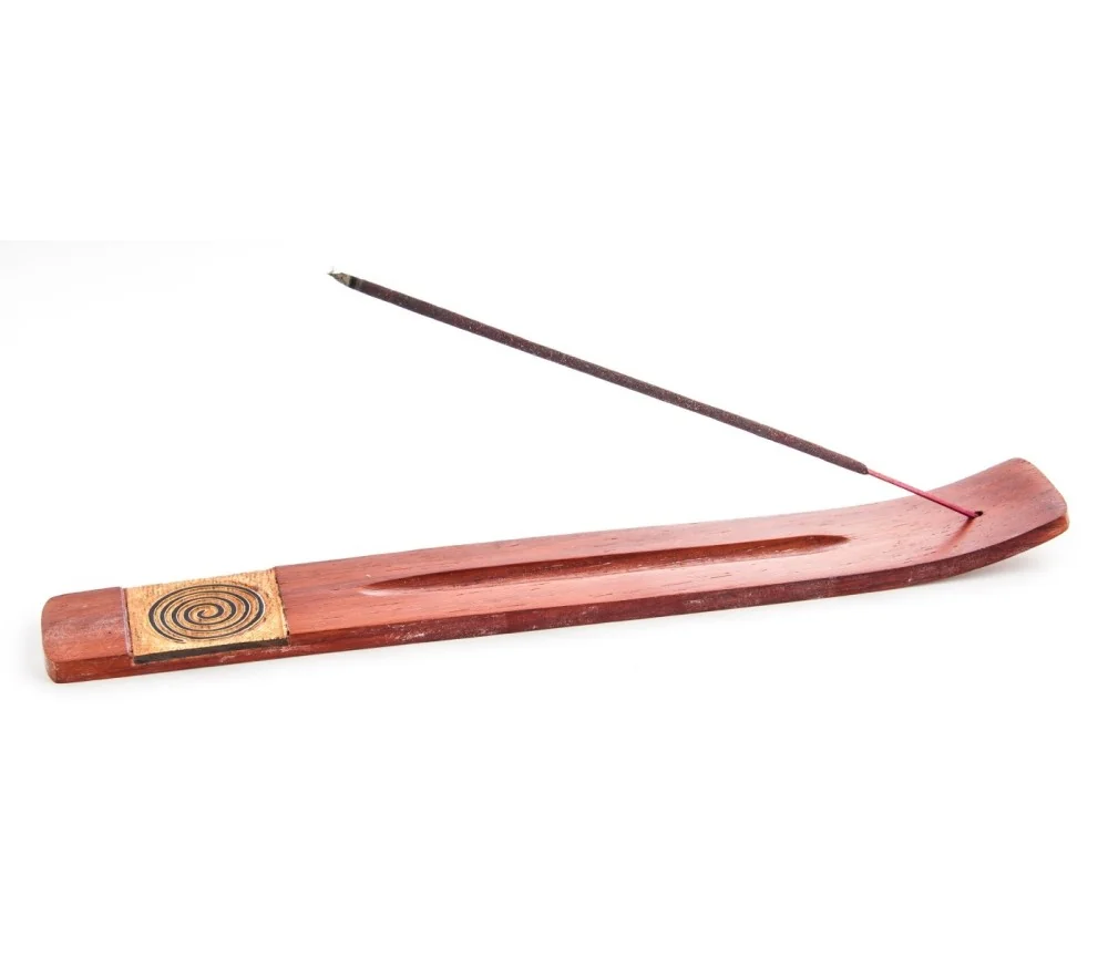 Räucherstäbchenhalter - Spirale- rot