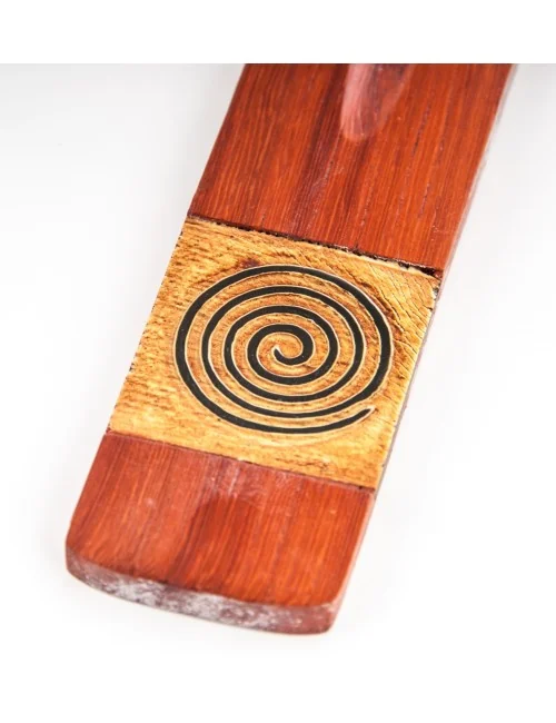 Räucherstäbchenhalter - Spirale- rot