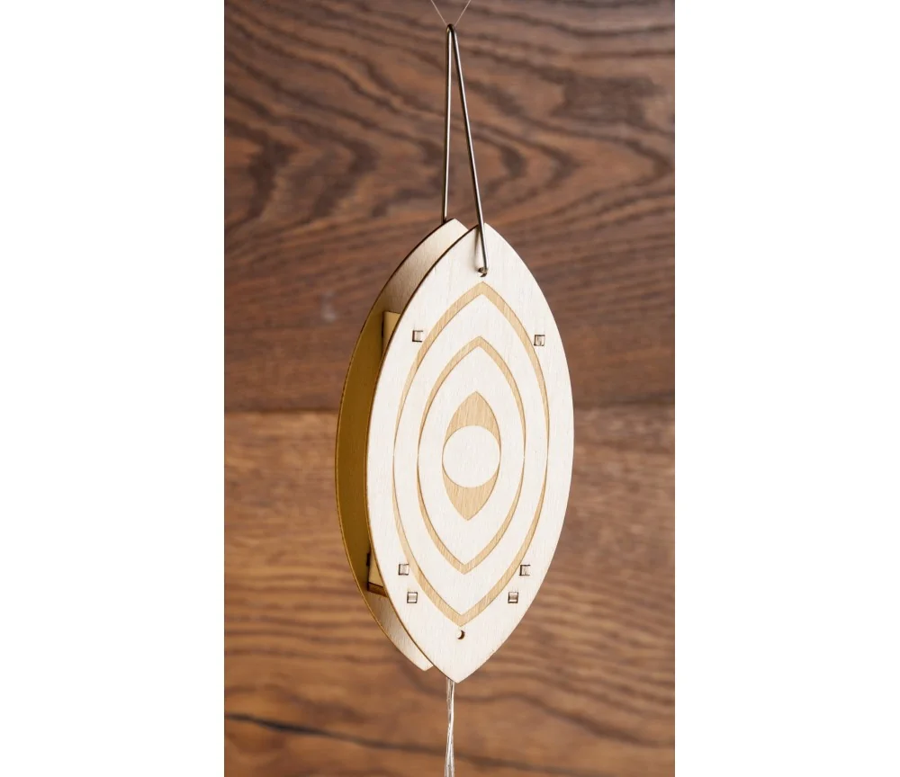 Holz Lichtobjekt - Buddha - 30 cm