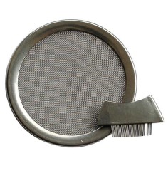 Räuchersieb Set - Edelstahl- 6 cm inkl. Bürstchen