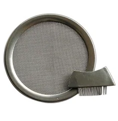 Räuchersieb Set - Edelstahl- 6 cm inkl. Bürstchen