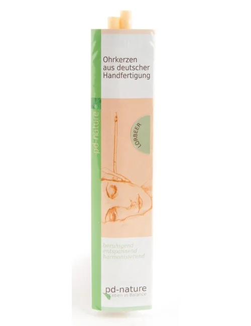 Pd- Nature - Lorbeer Ohrkerzen - Paar - Länge ca. 22 cm