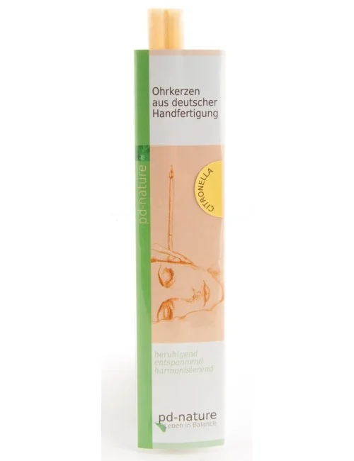 Pd- Nature - Citronella Ohrkerzen - Paar - Länge ca. 22 cm