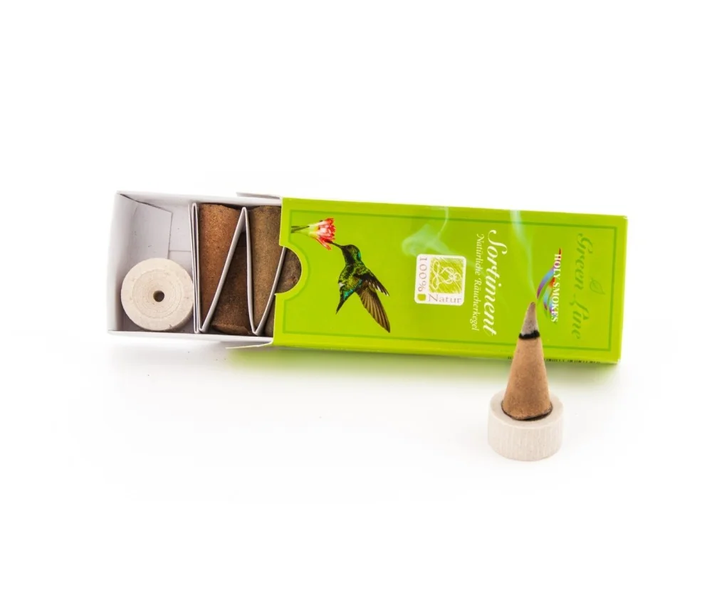 Holy Smokes - RäucherKegel - Sortiment - Green Line - 8 Packs - 1x je Sorte