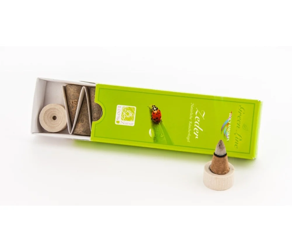 Hoy Smokes - Räucherkegel - Green Line - Zeder