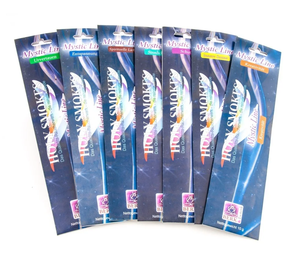 Holy Smokes - Räucherstäbchen - Mystic Line - 7 Packs 1 x je Sorte