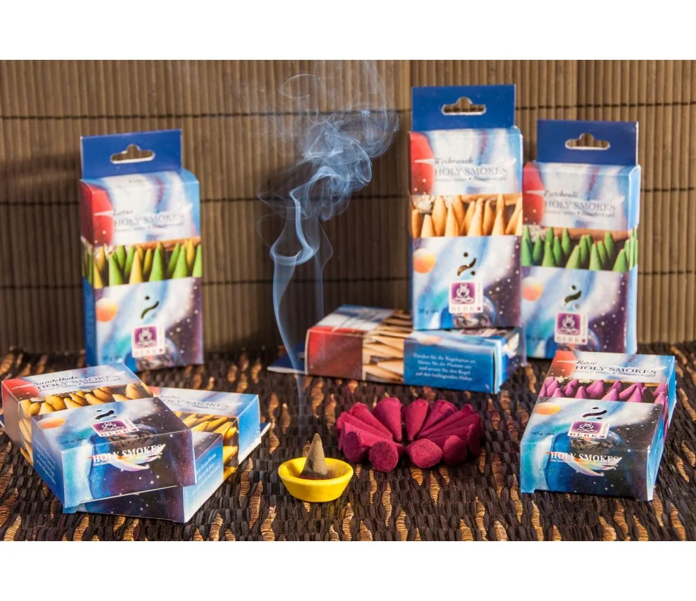 Holy Smokes - Räucherkegel Sortiment - 7er Pack - 1x je Sorte
