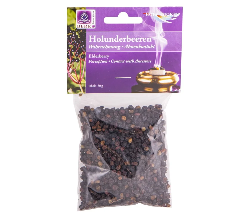 Holy Smokes - Räucherwerk in Tüten - Holunderbeeren