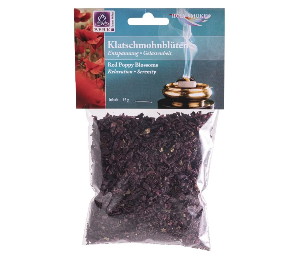 Holy Smokes - Räucherwerk in Tüten - Klatschmohnblüten 15g