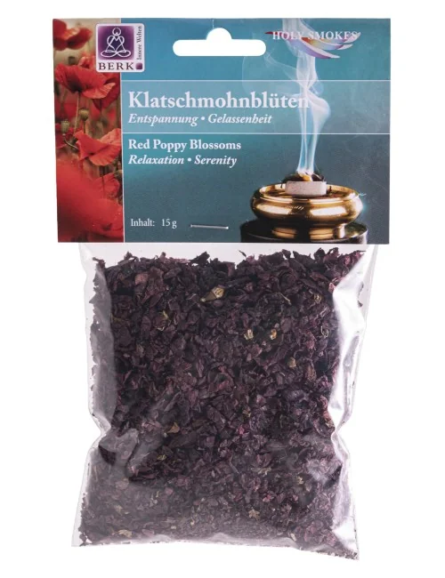 Holy Smokes - Räucherwerk in Tüten - Klatschmohnblüten 15g