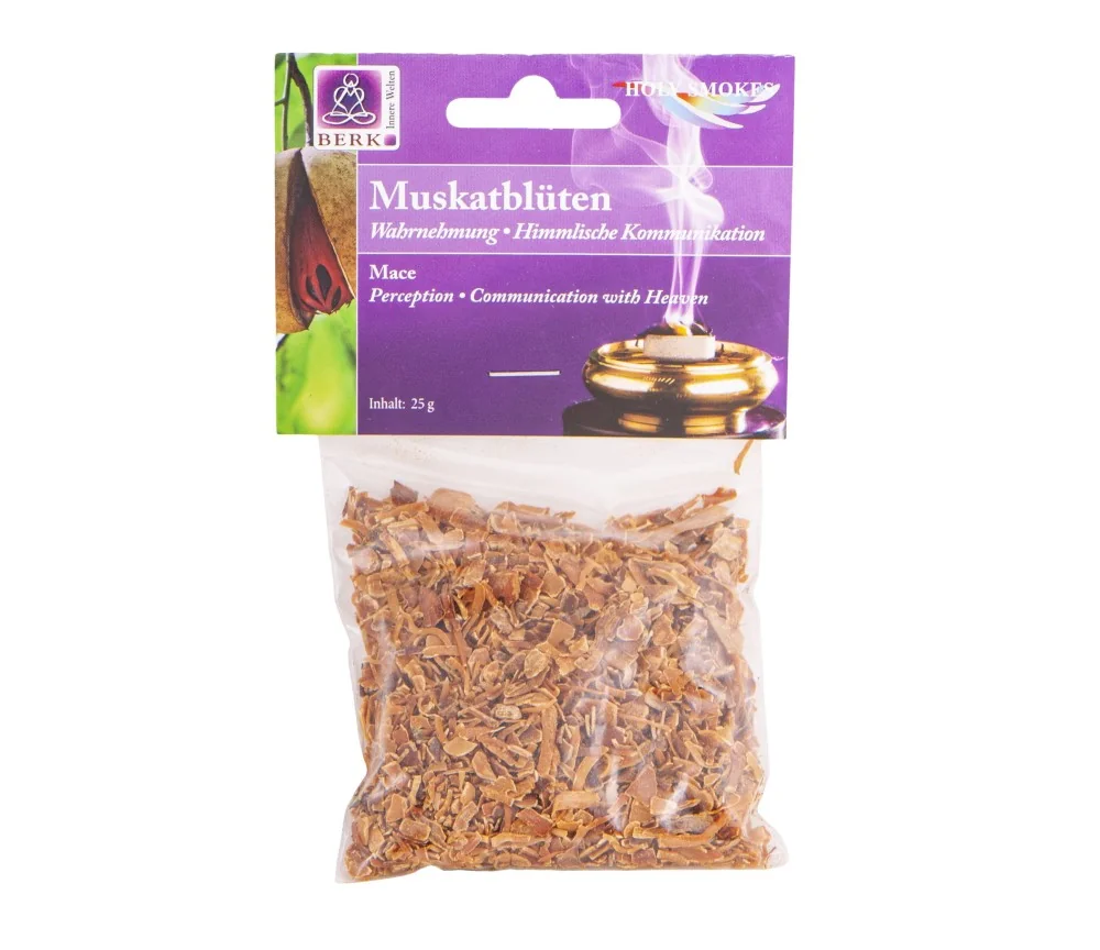 Holy Smokes - Räucherwerk in Tüten - Muskatblüten 25g