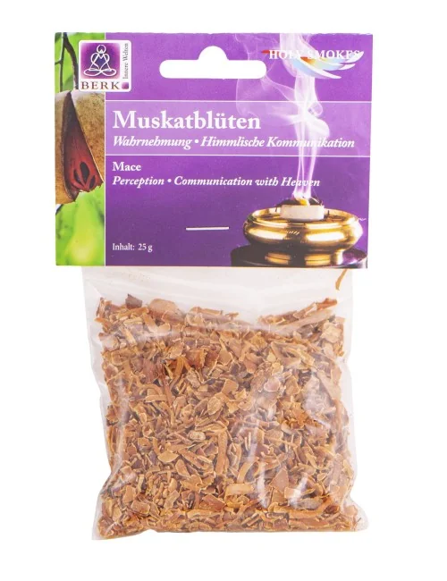 Holy Smokes - Räucherwerk in Tüten - Muskatblüten 25g