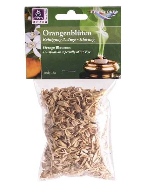 Holy Smokes - Räucherwerk in Tüten - Orangenblütenblätter 15g