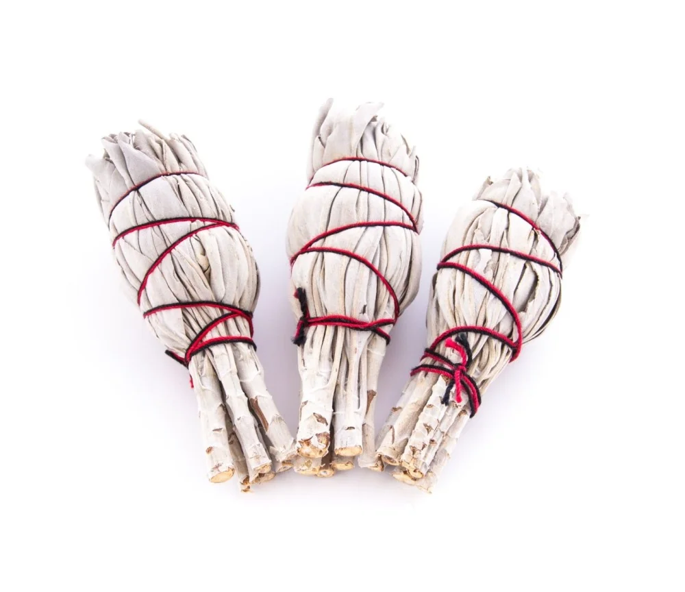 Smudge Bündel Mini - weißer Salbei 3 erPack - ca.10 cm