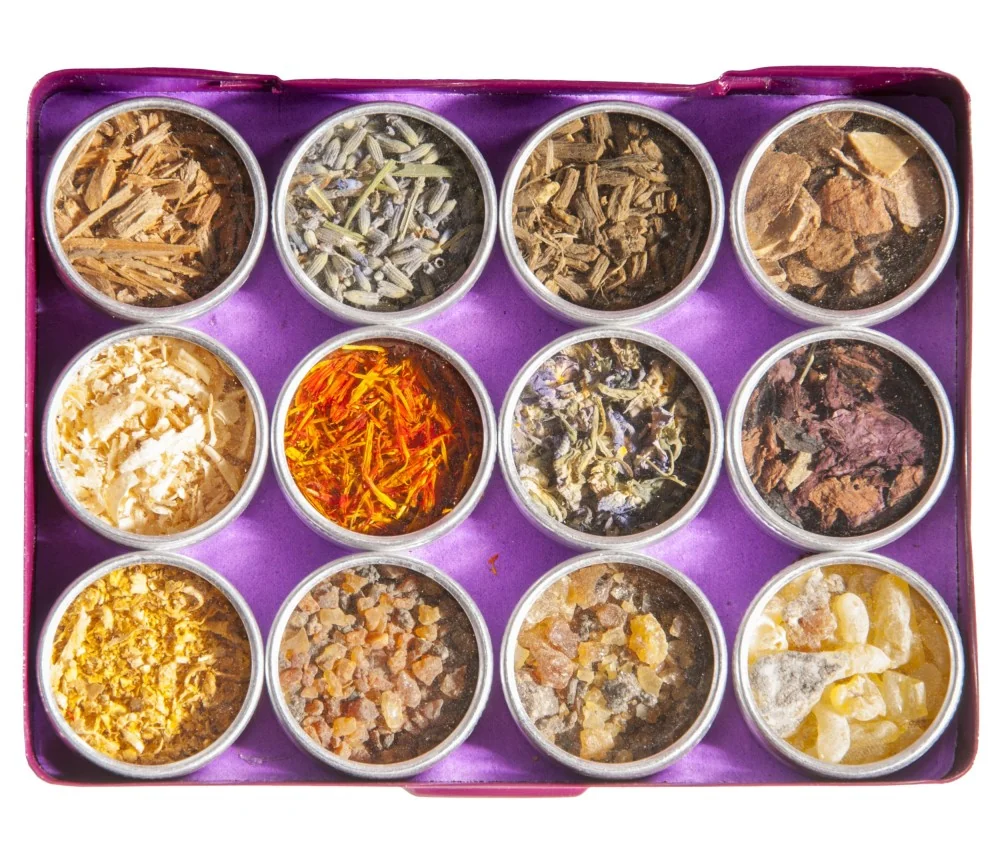 Räuchersortiment - Entspannung - 12 Döschen