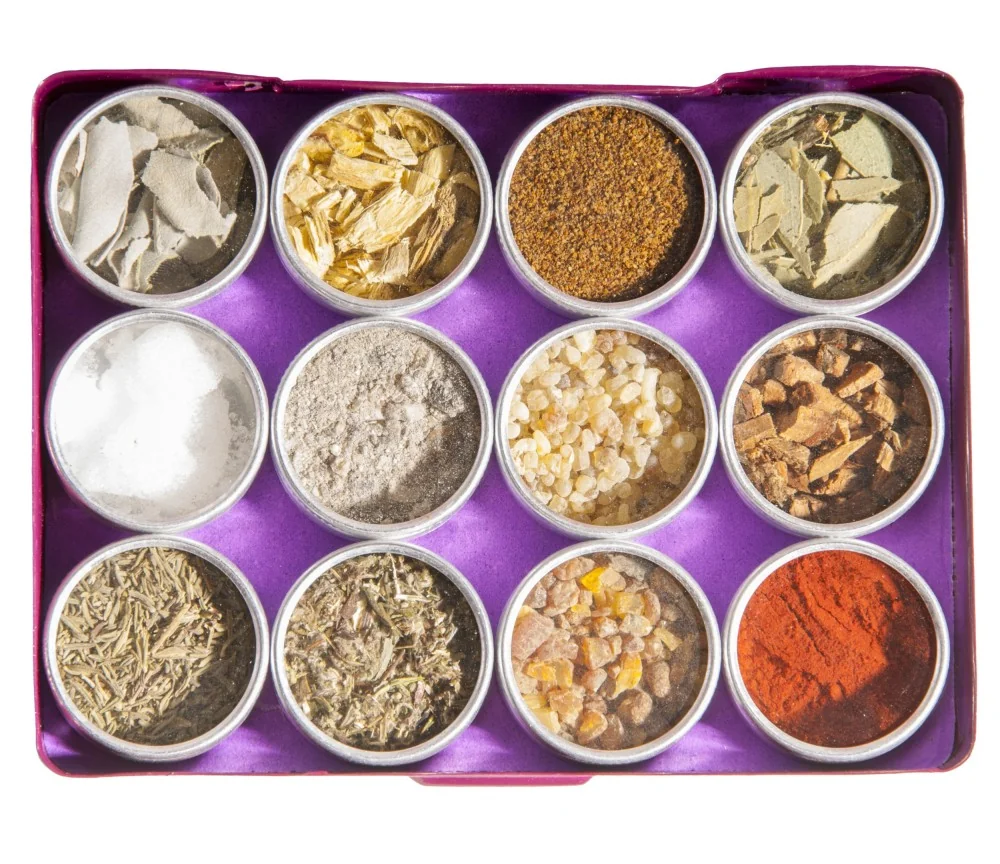 Räuchersortiment - Reinigung und Schutz - 12 Döschen