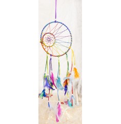 Traumfänger aus Naturmaterialien - Rainbow - ca. 55x15 cm