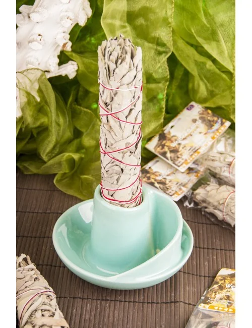 Smudge Bowl Ständer "Wave", türkis
