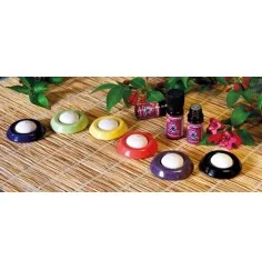 Duftstein Raumschiff schwarz - 5,5 cm - Keramik - 2er Pack