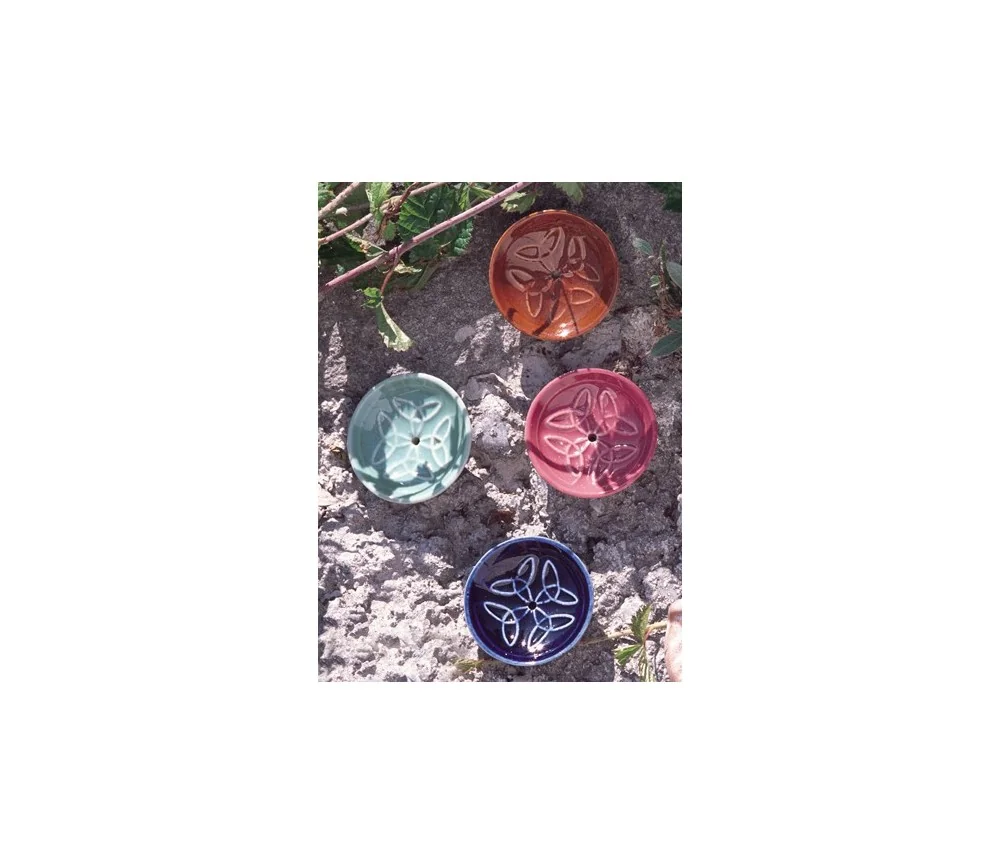 Räucherstäbchenhalter - Keramik - rund