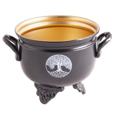 Räuchergefäß - Hexenkessel - Caldron Lebensbaum  ca. 10x8,5cm
