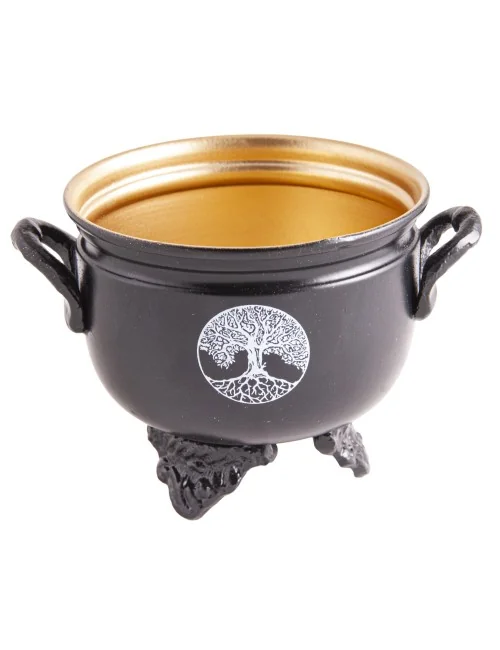 Räuchergefäß - Hexenkessel - Caldron Lebensbaum ca. 10x8,5cm